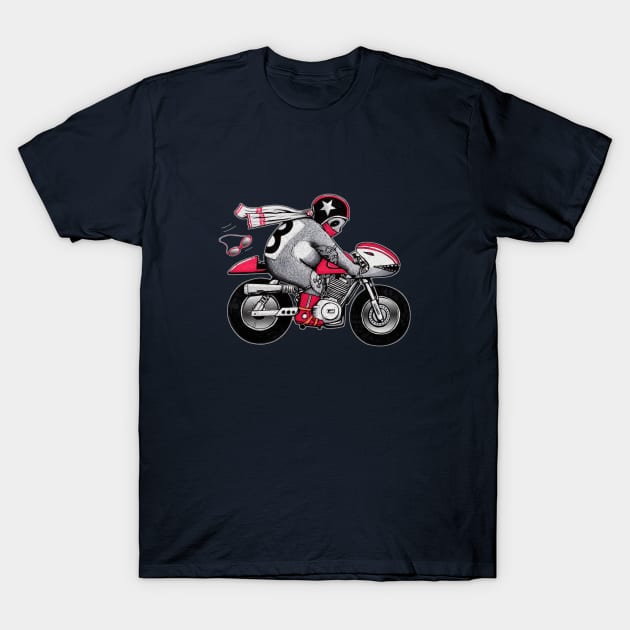 Racer Bear T-Shirt by Elefunk
